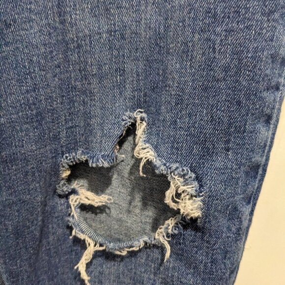 FREE People (We The Free) | Shark Bite Distressed Skinny Jeans - Picture 8 of 10